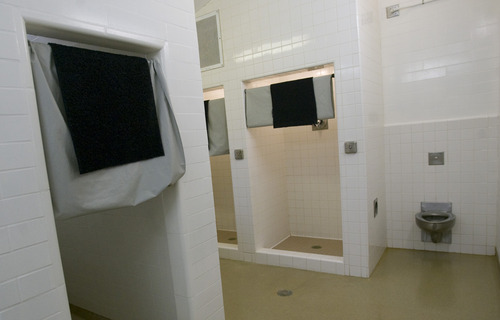 Rick Egan   |  The Salt Lake Tribune 

The boys shower room in the Weber Valley Detention Center in Roy, Thursday, August 22, 2013.
