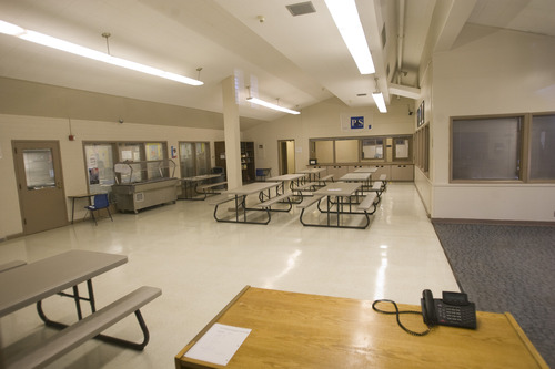 Rick Egan  |  The Salt Lake Tribune 

The main room of the Weber Valley Detention Center in Roy, Thursday, August 22, 2013.
