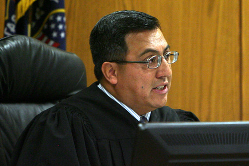 Steve Griffin  |  The Salt Lake Tribune

Judge Darold McDade delivers a sentence of life in prison without the possibility of parole during sentencing hearing for Joshua Petersen who plead guilty, last month to aggravated murder for the April 5 shooting death of his 5-month-old son, Ryker Petersen.