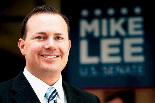 TRENT NELSON | Tribune file photo
U.S. Senate candidate Mike Lee says his views on issues from immigration to the federal debt are mainstream conservative in Utah.