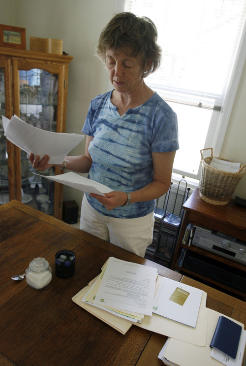 File photo | Francisco Kjolseth  |  The Salt Lake Tribune
Mary Brett has paid up to one-third of her income for health insurance. She and her husband, who are small business owners, have purchased coverage from Humana on the individual market. They expect to qualify for a new tax subsidy and choose a new plan, cutting their costs.