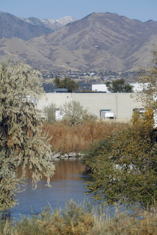 Chris Detrick  |  The Salt Lake Tribune
A general view near the Jordan River Surplus Canal near 2100 South and 1300 West in Salt Lake City Friday November 1, 2013. An inspection by the U.S. Army Corps of Engineers has determined that both banks of the Jordan River Surplus Canal are unacceptable problems. Salt Lake County has allocated $600,000 next year to shore them up. Once that's done, if the levee is damaged in a future flood, the Corps of Engineers will be eligible to assist with repairs, but otherwise, it's not.