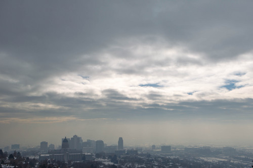 Trent Nelson  |  The Salt Lake Tribune
Salt Lake City in haze as an inversion weather pattern continued Tuesday January 8, 2013.