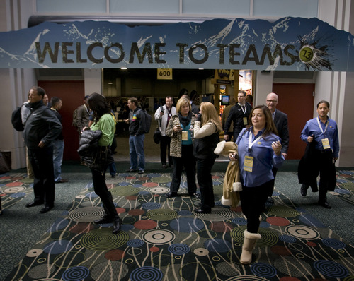 Rick Egan  | The Salt Lake Tribune 

The TEAMS trade show kicked off today at the Salt Palace Convention Center, in Salt Lake City, Wednesday, November 6, 2013.