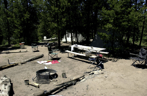 7/15/2002
Grayson West/ Salt Lake Tribune
An abandon campsite at the Bear River Boy Scout Camp in the Uintas.