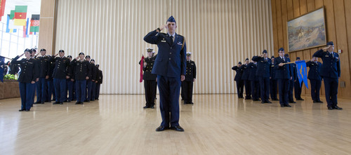Steve Griffin  |  The Salt Lake Tribune

Members of the University of Utah's ROTC programs salute during the playing of Taps during the Veterans Day Celebration at the University of Utah in Salt Lake City Monday, November 11, 2013.