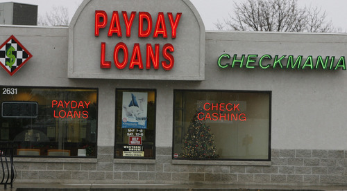 Leah Hogsten  | Tribune file photo
 New state data show the average interest rate on a payday loan in Utah was close to 500 percent.