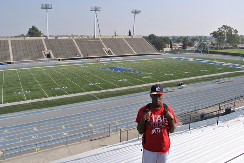Matthew PIper  |  The Salt Lake Tribune
Alphonso Marsh, seen here at Cerritos College in Norwalk, Calif., is hoping to return to the U. after forfeiting his scholarship last year and undergoing hardships back home in Compton.