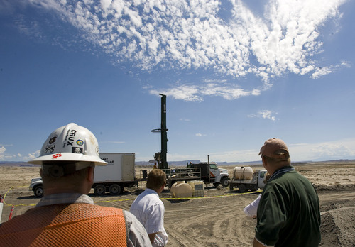 Al Hartmann  |  The Salt Lake Tribune
Blue Castle Nuclear Project is progressing toward completing characterization studies neded for a licensing application with the US Nuclear Regulatory Commission.