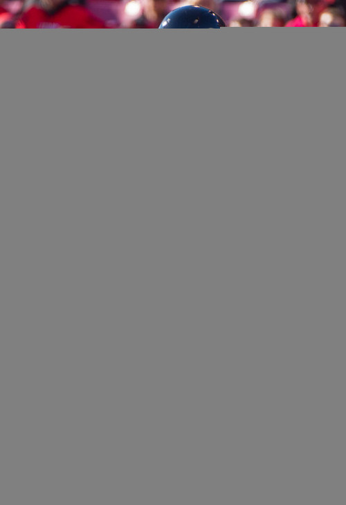 Trent Nelson  |  The Salt Lake Tribune
Colorado Buffaloes quarterback Sefo Liufau (13) is hit by Utah Utes defensive end Thretton Palamo (22) as the University of Utah hosts Colorado, college football at Rice-Eccles Stadium in Salt Lake City, Saturday November 30, 2013.