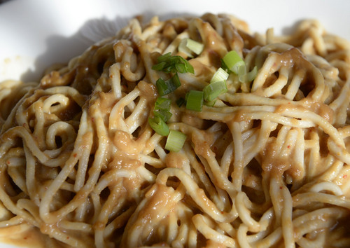 Al Hartmann  |  The Salt Lake Tribune
Shanghai cool noodles at Boba World Shanghai Cuisine at 750 S. Highway 89 in Woods Cross.