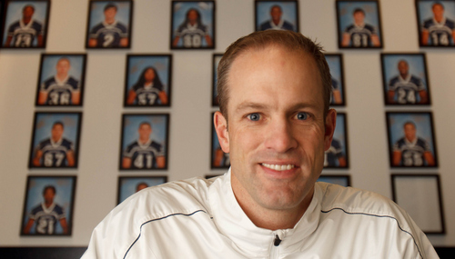 Trent Nelson  |  The Salt Lake Tribune
Matt Wells, the new football coach at Utah State University. Friday December 28, 2012 in Logan.