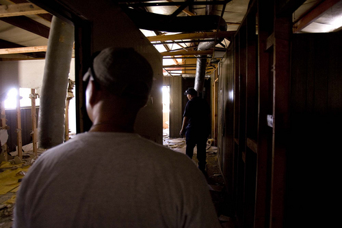 Trent Nelson  |  The Salt Lake Tribune
Investigators from the West Valley City police department search an abandoned warehouse in the Ward Mining District south of Ely, Nevada, on Friday August 19, 2011 as part of the investigation into the 2009 disappearance of Susan Powell,