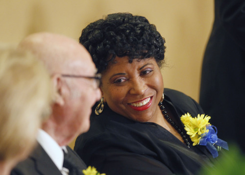 Al Hartmann  |  Tribune file photo
NAACP Salt Lake Branch President Jeanetta Williams, who met Nelson Mandela at the White House in 1994, said she was impressed by his soft-spoken magnanimity.