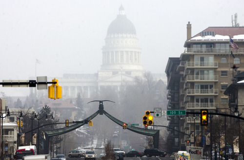 Kim Raff  |  Tribune file photo

Utah regulators on Wednesday approved a plan to improve the Wasatch Front's wintertime air quality. Inversions like this one in February 2013 traps particulate pollution near the ground.