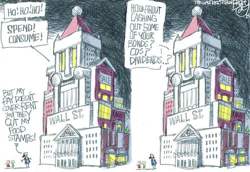 Pat Bagley | The Salt Lake Tribune

Yes, Virginia, there is a Wall Street.
