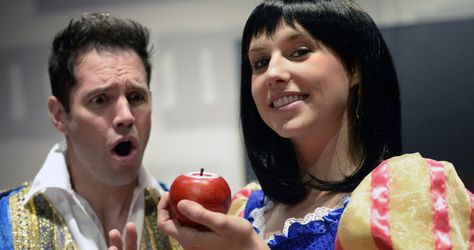Al Hartmann  |  The Salt Lake Tribune 
David Osmond as the Prince and Amy Whitcomb as Snow White in Lythgoe Family Productions of  "A Snow White Christmas" that runs December  13-19 at the Jeanne Wagner Theater.