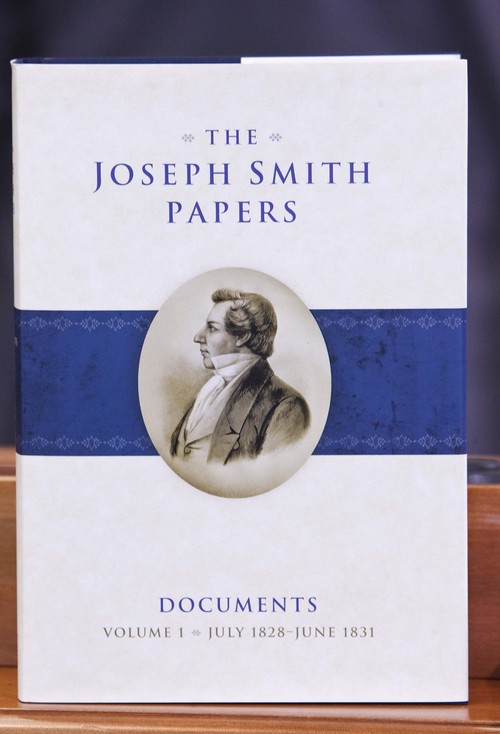Leah Hogsten | The Salt Lake Tribune
 The LDS Church History librarians announced the inaugural release of its Documents Series, Volume 1: July 1828-June 1831 of The Joseph Smith Papers Project at the LDS Church History Library, September 4, 2013.   Historic documents in this series include Joseph Smithís revelations, reports of his discourses and personal letters both sent and received. Also in the collection are articles Joseph Smith wrote for newspapers, minutes of his meetings, and church administrative records.