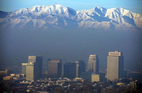 Steve Griffin  |  The Salt Lake Tribune


The sunrise illuminates the peaks of the Oquirrh Mountains as a the inversion blankets the Salt Lake Valley in Salt Lake City, Utah Monday, December 16, 2013.