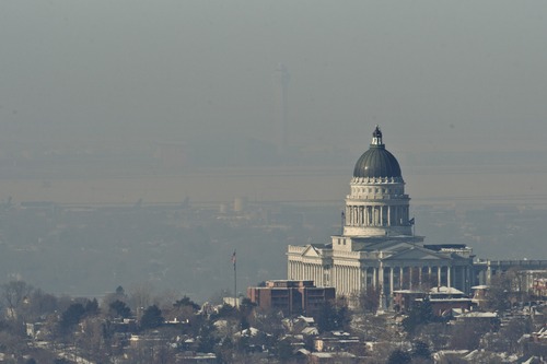 Chris Detrick  |  Tribune file photo

Utah regulators on Wednesday approved a plan to improve the Wasatch Front's wintertime air quality. Inversions like this one in January 2013 traps particulate pollution near the ground.