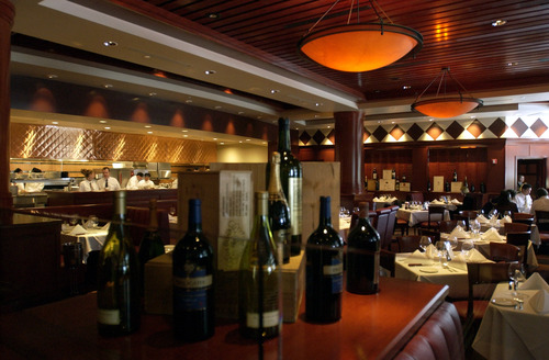 Tribune file photo
 Fleming's Prime Steakhouse & Wine Bar, in The Gateway in Salt Lake City will be open on New Year's Eve.