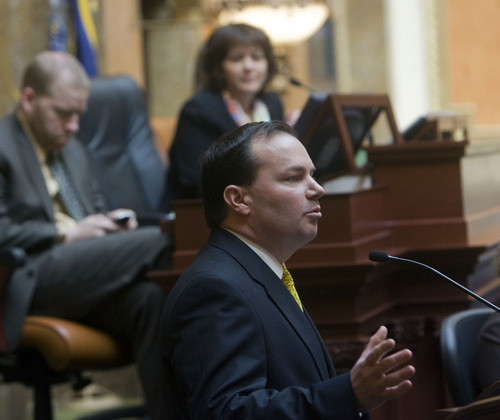 Al Hartmann  |  Tribune file photo
Sen. Mike Lee says he's moved on from the Boston tea party style of politics of protest to using compromise and bipartisanship to shape government with a positive agenda.