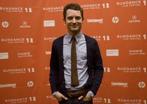 Kim Raff |The Salt Lake Tribune
Actor Elijah Wood on the red carpet before the premiere of "Celeste and Jesse Forever" at the Eccles Center during the Sundance Film Festival in Park City, Utah on January 20, 2012.
