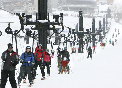 Steve Griffin  |  Tribune file photo

Alta is being sued by a group of snowboarders over its no-snowboard policy.