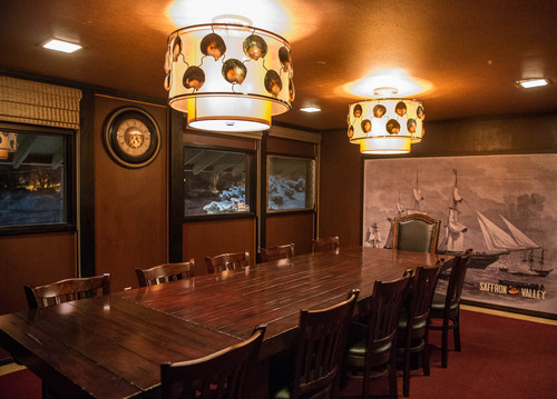 Trent Nelson  |  The Salt Lake Tribune
The Captain's Room, a private dining room, at the Saffron Valley East India Cafe in Salt Lake City.