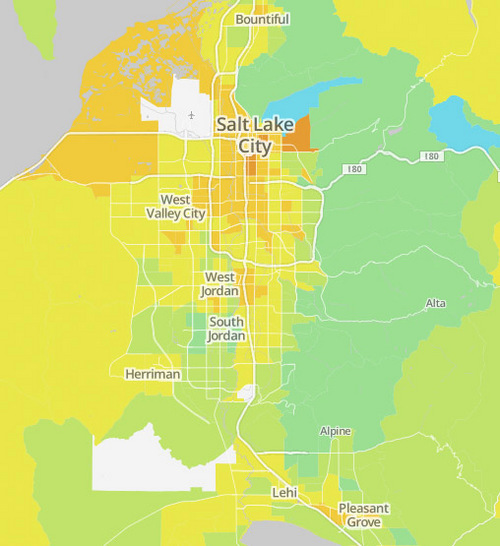 Interactive map shows median in Utah's neighborhoods The Salt
