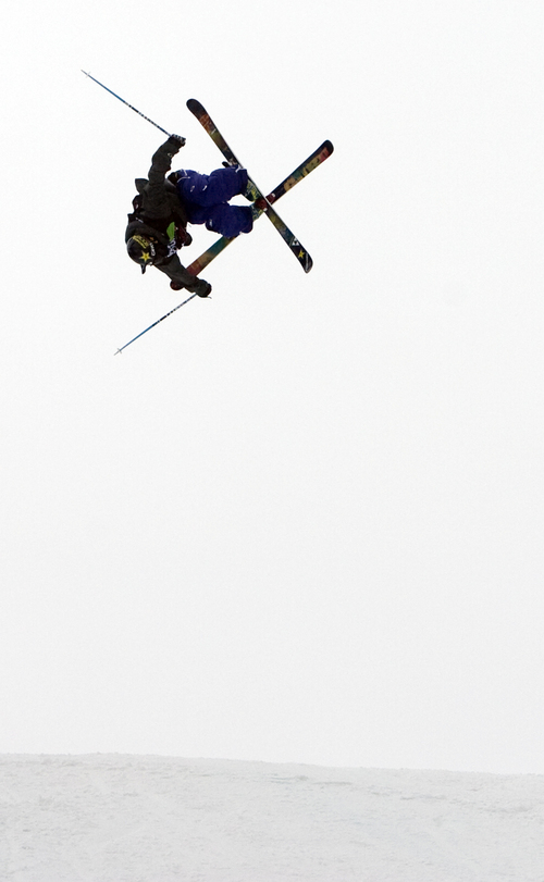 |  Tribune file photo
Joss Christensen competes during the ski slopestyle men's final that is part of the Winter Dew Tour at Snowbasin in 2012.