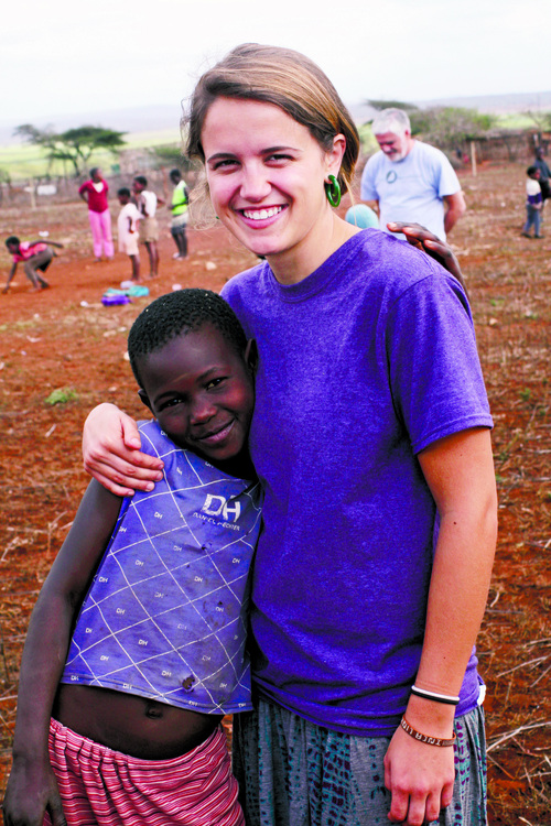 | Courtesy Sarah Imperiale
 Utahn Sarah Imperiale, seen here with Nsoko, Swaziland,  spent 11 months traveling to 10 countries with an interdenominational Christian missions group dedicated to serving Ïthe least of these.Ó