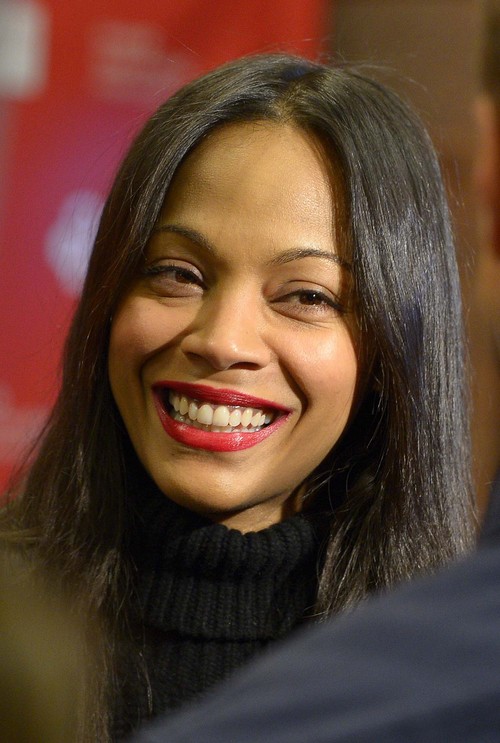Leah Hogsten  |  The Salt Lake Tribune
Zoe Saldana at the premiere screening of "Infinitely Polar Bear,"  about a manic-depressive father who tries to win back his wife, makes its premiere Saturday, January 18, 2014, at the Eccles Theatre during the Sundance Film Festival in Park City.