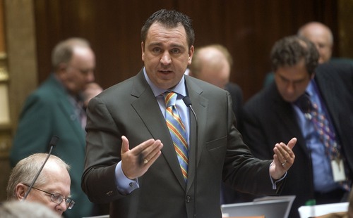 Tribune file photo
Rep. Greg Hughes, R-Draper, is defending a law he sponsored aimed at disclosing donors whose political contributions are funnelled through nonprofit groups to disguise the source of funding. A conservative think tank says the law is onerous and unconstitutional.