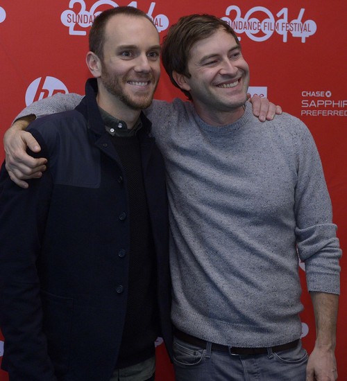 Leah Hogsten  |  The Salt Lake Tribune
l-r Director Charlie McDowell and Mark Duplass from the movie "The One I Love," about a struggling couple on a weekend escape, made its premiere at the MARC, Tuesday, January 21, during the Sundance Film Festival in Park City.
