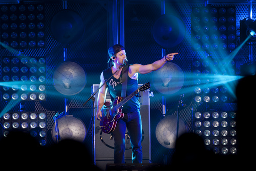 Michael Mangum  |  Special to the Salt Lake Tribune

Kip Moore performs in concert at EnergySolutions Arena in Salt Lake on Friday, January 24, 2013.