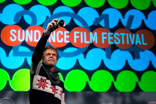 Trent Nelson  |  The Salt Lake Tribune
William H. Macy takes a photograph of the crowd at the Sundance Film Festival Awards Ceremony Saturday January 25, 2014 in Park City.