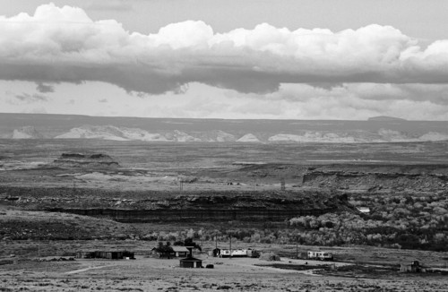 Rick Egan   |  The Salt Lake Tribune
Houses and trailers on the Navajo reservation near  Montezuma Creek, Utah, Thursday, October 21, 2010.