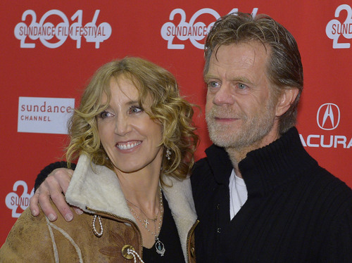 Leah Hogsten  |  The Salt Lake Tribune
Felicity Huffman and husband director William H. Macy at the premiere of  "Rudderless," a film about a grieving father who discovers his deceased son's music and forms a rock band, Friday, January 24, 2014, at the Eccles Theatre during the Sundance Film Festival in Park City.