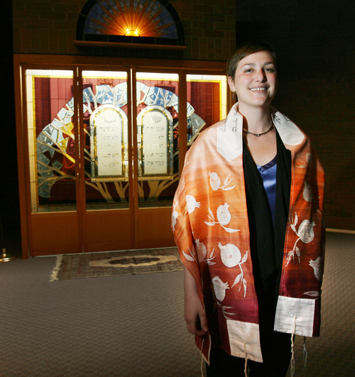 Steve Griffin | The Salt Lake Tribune
Rabbi Ilana Schwartzman at Congregation Kol Ami in Salt Lake City on Monday, July 9, 2012.