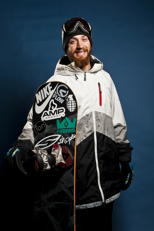 Chris Detrick  |  The Salt Lake Tribune
Snowboarding halfpipe athlete Scotty Lago poses for a portrait during the Team USA Media Summit at the Canyons Grand Summit Hotel Wednesday October 2, 2013.