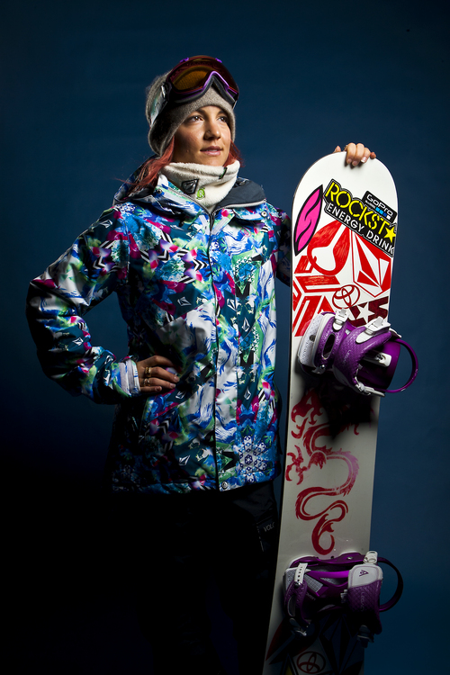 Chris Detrick  |  The Salt Lake Tribune
Snowboarding halfpipe athlete Elena Hight poses for a portrait during the Team USA Media Summit at the Canyons Grand Summit Hotel Wednesday October 2, 2013.