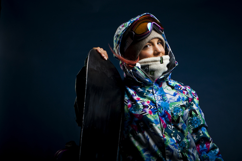 Chris Detrick  |  The Salt Lake Tribune
Snowboarding halfpipe athlete Elena Hight poses for a portrait during the Team USA Media Summit at the Canyons Grand Summit Hotel Wednesday October 2, 2013.