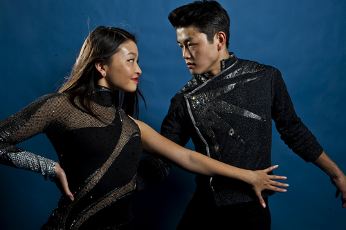 Chris Detrick  |  The Salt Lake Tribune
Ice dancing athletes Maia Shibutani and Alex Shibutani pose for a portrait during the Team USA Media Summit at the Canyons Grand Summit Hotel Tuesday October 1, 2013.