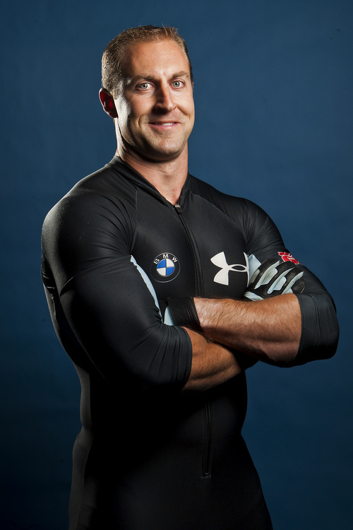 Chris Detrick  |  The Salt Lake Tribune
Bobsled athlete Curt Tomasevicz poses for a portrait during the Team USA Media Summit at the Canyons Grand Summit Hotel Monday September 30, 2013.
