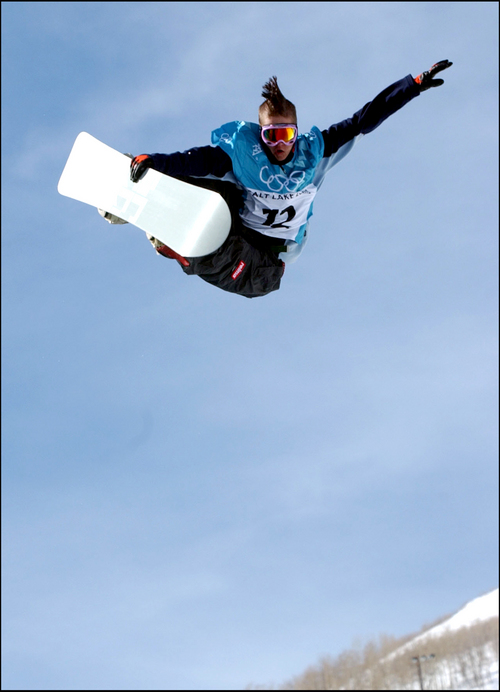 Rick Egan  |  Tribune file photo

Heikki Sorsa, of Finland, competes in the men's snowboard half pipe.