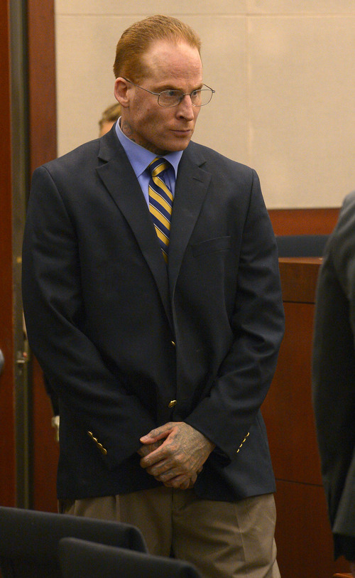 Leah Hogsten  |  The Salt Lake Tribune
Eric Millerberg enters the courtroom during his trial Wednesday, February 12, 2014.  Eric Millerberg is accused in the 2011 drug-related death of his children's 16-year-old baby sitter. Millerberg, 38, of North Ogden, is charged with first-degree felony child-abuse homicide in the September 2011 death of Alexis "Lexi" Rasmussen. He also is charged with felony counts of obstructing justice, desecrating a body and having unlawful sexual activity with a minor.