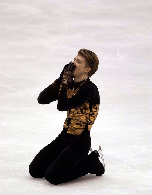 Trent Nelson  |  Tribune file photo

Russia's Alexei Yagudin competes in the Men's Free Skating Finals during the 2002 Olympic Winter Games. He won gold.