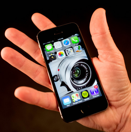 Trent Nelson  |  The Salt Lake Tribune
Apple's new iPhone 5S, Tuesday, September 24, 2013.