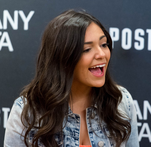 Trent Nelson  |  The Salt Lake Tribune
YouTube star Bethany Mota meets her fans at the Aeropostale store in Fashion Place Mall in Murray where she opened a new line of clothing Thursday February 13, 2014.